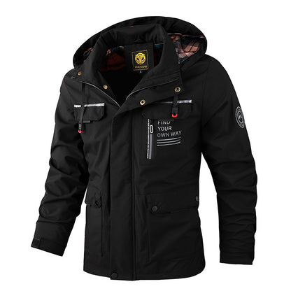 🔥🔥【Gorąca wyprzedaż】【M-6XL】Nowa męska kurtka na jesień i zimę – Ciepła, wiatroodporna i wodoodporna【Polecane】