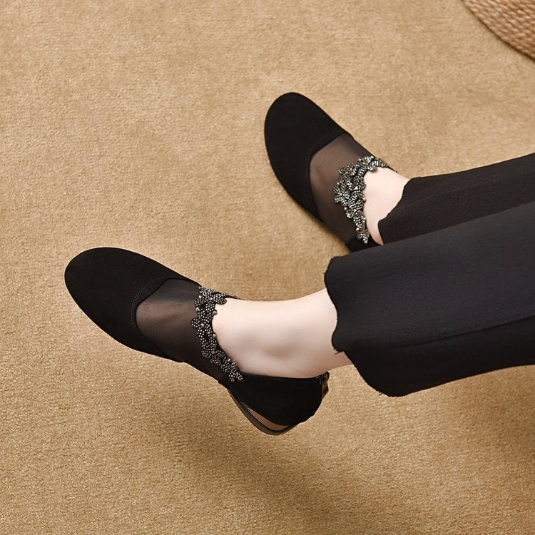 🩰✨【35-41】🏆Nuevos zapatos de cuña 2025 con malla transpirable y lazo suave para mujer ✨ Comodidad ligera y estilo elegante para el día a día