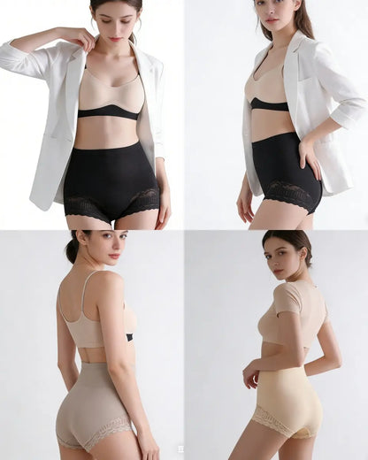 🙌【3 sztuki 99 zł】Majtki modelujące brzuch i podnoszące pośladki – miękkie, przewiewne, wysmuklają sylwetkę【M-2XL】