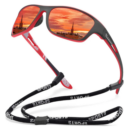 🚵‍♂️Kup jeden, drugi odbierz za pół ceny😎 ⚡ Męskie sportowe okulary przeciwsłoneczne, polaryzacyjne, z prawdziwą lustrzaną soczewką, nowoczesne i odporne na kurz, idealne do jazdy na rowerze na świeżym powietrzu