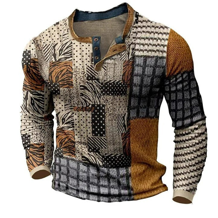 🔥 Jesenski novi slog – POPUST 50% 👕 Moško polo majico z dolgimi rokavi in potiskom – velikosti S-4XL