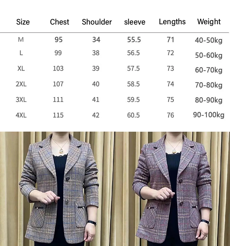 ✨🧥【M-4XL】Nový dámsky blejzer na jeseň a zimu – Štýlový a pohodlný