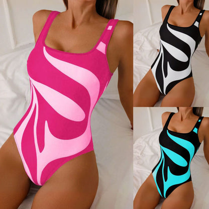 🥰 Kostium kąpielowy jednoczęściowy S–6XL – modelujący, z nadrukiem, na lato