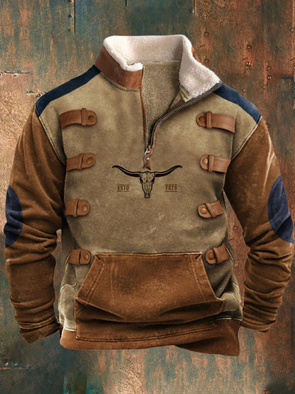 👕🔥【50% ZĽAVA】【S-4XL】2025 Moderná pánska jesenná a zimná mikina s 3D potlačou a teplým materiálom
