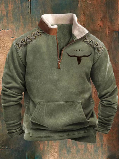 👕🔥【50% ZĽAVA】【S-4XL】2025 Moderná pánska jesenná a zimná mikina s 3D potlačou a teplým materiálom