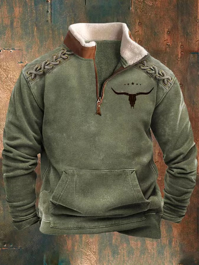 🔥【35% KEDVEZMÉNY】【S–4XL】Divatos férfi 3D pulóver – Meleg és kényelmes