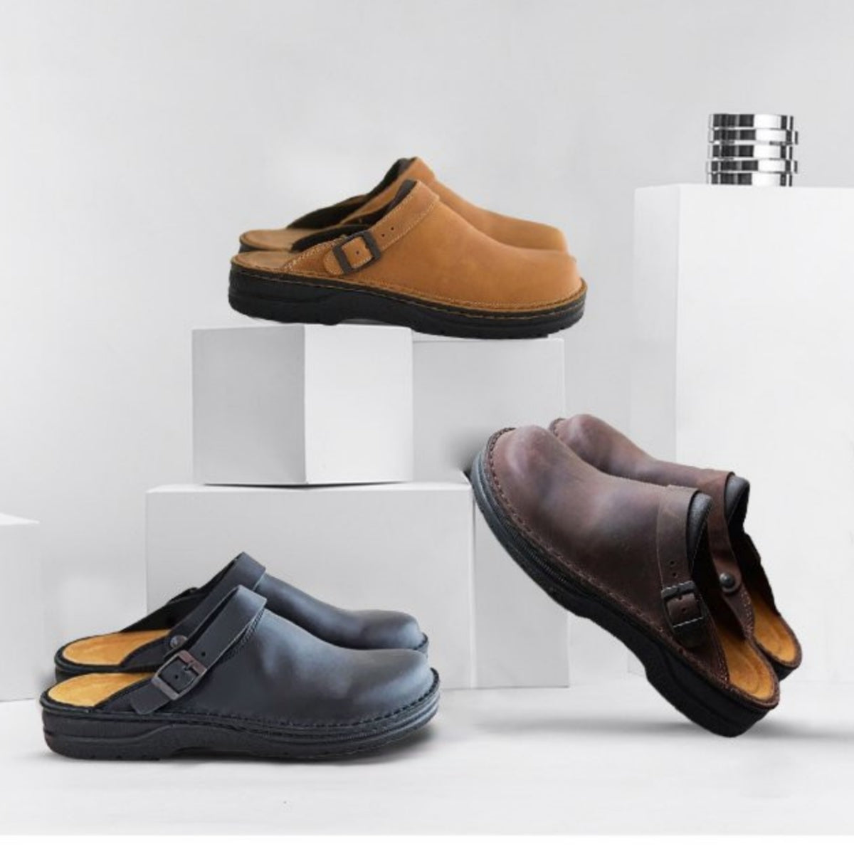 ✨【38-48】😎 Pánské ležérní pantofle s měkkou podrážkou Stylová a pohodlná letní obuv 👣