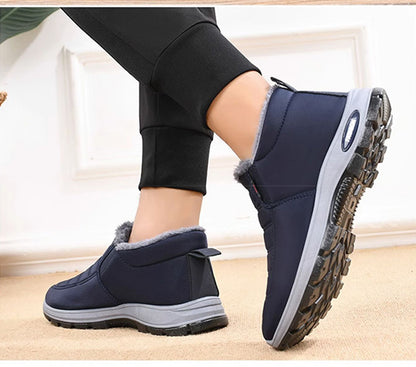 🔥【Posebni 50% popust】【35–48】Unisex zimski škornji s toplo plišasto podlogo – udobni, topli in nedrseči za hladno vreme
