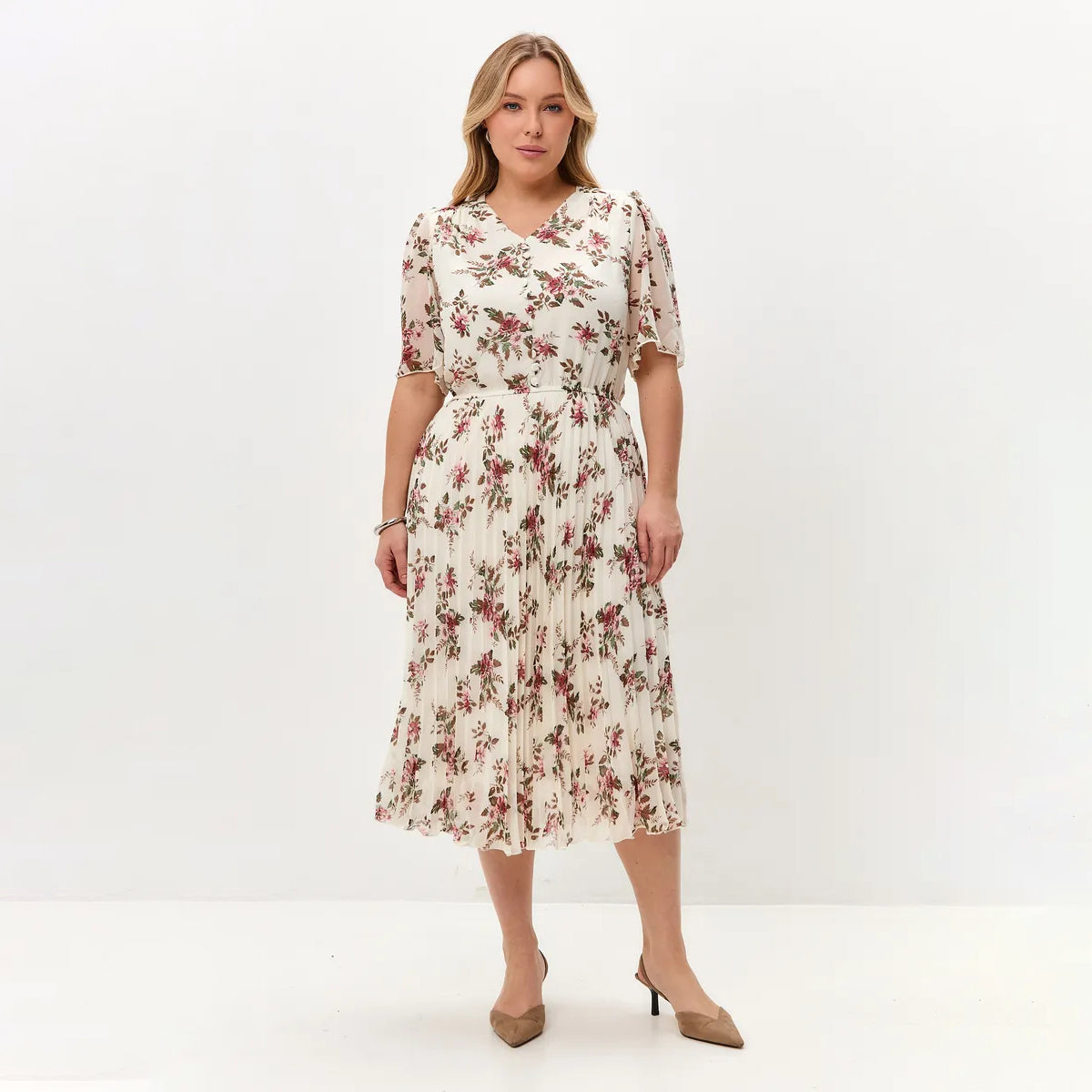 🌸💥【S-5XL】Nowa elegancka sukienka z nadrukiem