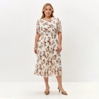 🌸💥【S-5XL】Nowa elegancka sukienka z nadrukiem