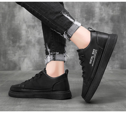 ✨【39-44】2025 Νέα δερμάτινα χαμηλά casual sneakers