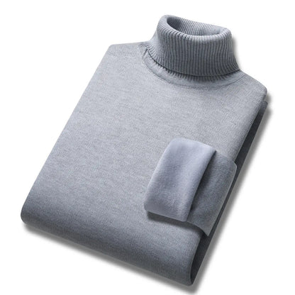 🔥【M-4XL】🔥2026 Nowy styl, lekki i elegancki męski sweter z golfem, kaszmirowy sweter biznesowy na co dzień