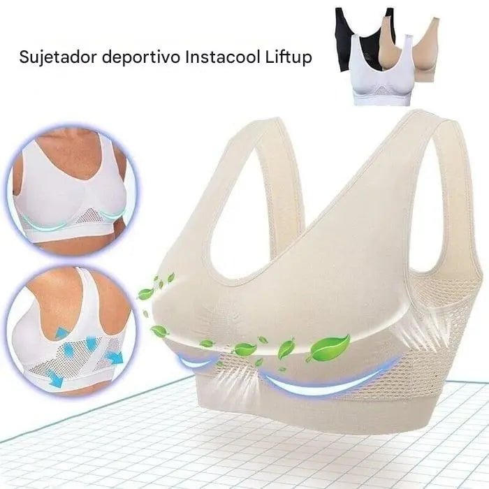 😍【Juego de 3 piezas】Sujetador invisible para tallas grandes ❤️ Transpirable y fresco【40–120KG】