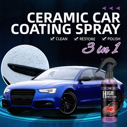 🚘🔥【Cumpără 2, Primești 1 GRATIS】🔥Spray auto 3-în-1: Vopsea, întreținere, dezinfectare, luciu și acoperire nano✨🌟Ofertă limitată + livrare gratuită