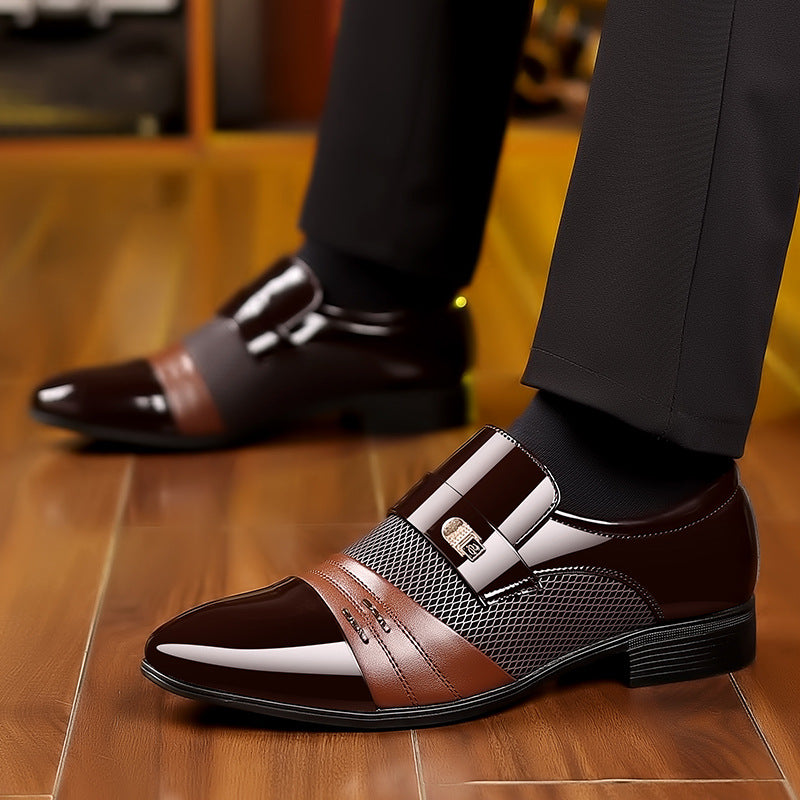 ✨🔥【38-48】Zapatos de cuero para hombre 2025 – Hechos a mano, estilo empresarial y cómodo