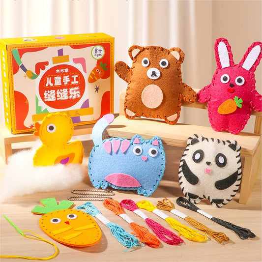 🧵Kit creativo de costura DIY infantil – 👩‍👧🎁Aprender jugando, calma y felicidad asegurada