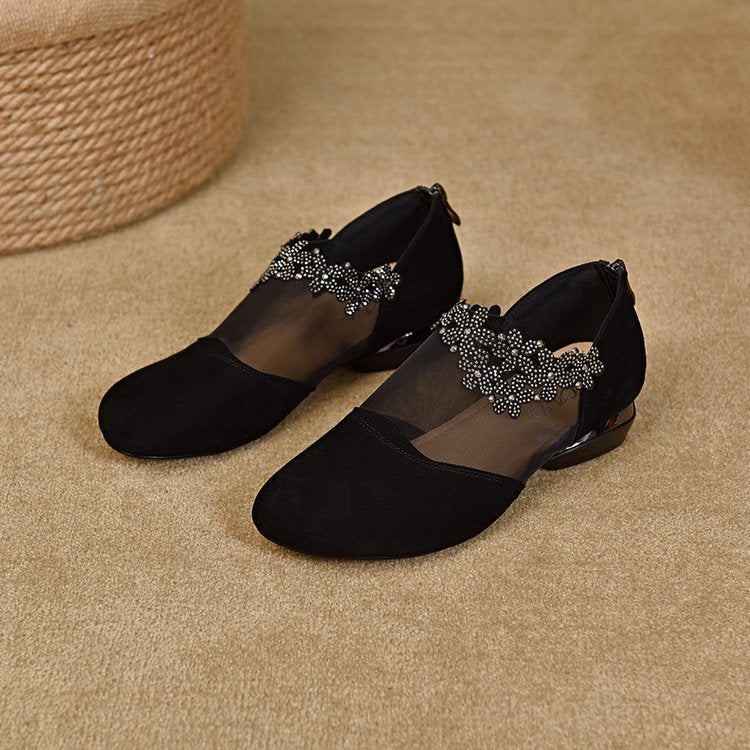 🩰✨【35-41】🏆Nuevos zapatos de cuña 2025 con malla transpirable y lazo suave para mujer ✨ Comodidad ligera y estilo elegante para el día a día