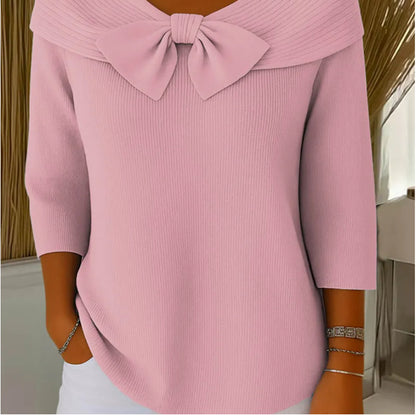 🔥【AKCIJA 50% OFF】Dolgorokav francoski pulover – Eleganten in vsestranski Velikosti S-5XL