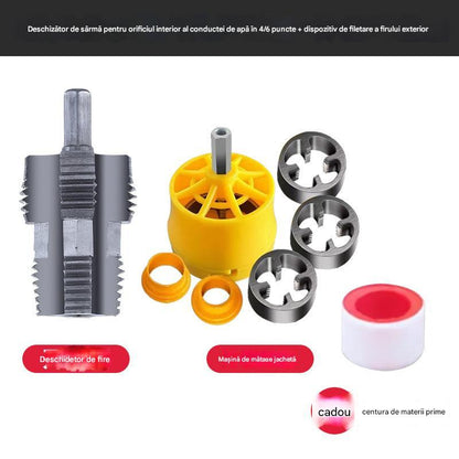 🛠️💧【Set unelte profesionale】Deschidere sârmă interioară/exterioară pentru țevi PPR/PVC – 4 & 6 puncte ✔️ Robust și practic pentru instalații【Reducere specială】