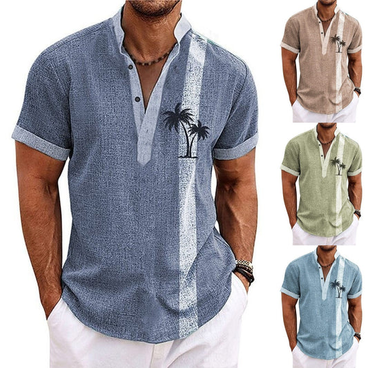 🧢🌴 【S-6XL】Męska koszula casual 2026 ☀️ Wykonana z bawełny, idealna na wakacje i lato 🌞