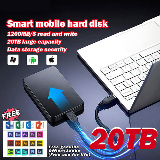 【50% popusta】Tvrdi disk velikog kapaciteta od 20 TB + besplatni originalni Office + Adobe