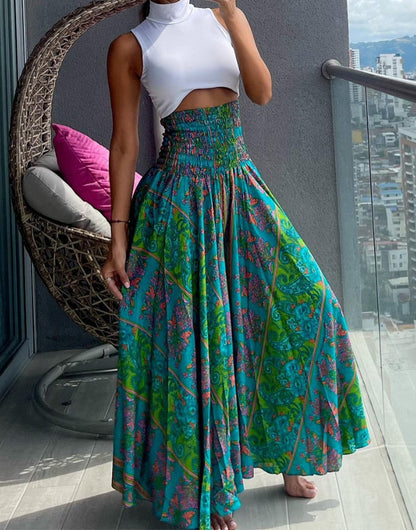 🍂✨【S–2XL】2025 Nova cvetlična obleka za jesen · Priložnostna, udobna in elegantna · -50% + hitra dostava