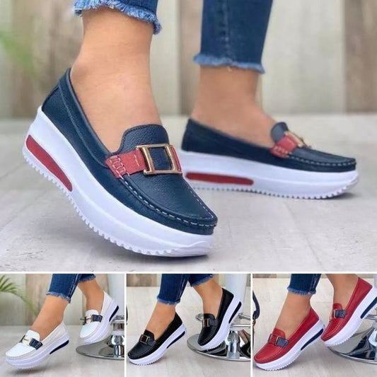 👟✨【Limitovaná nabídka】【35–43】Dámská volnočasová obuv na platformě – stylová a pohodlná volba pro každý den 💃🔥
