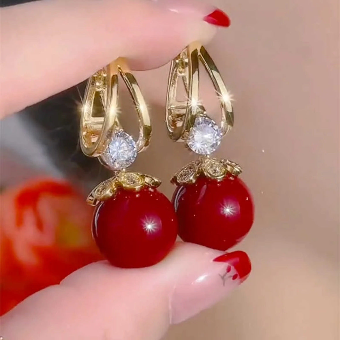 💋【-50% zimska ponudba】Elegantni srebrni uhani z biserom · Francoski stil · 925 srebro, primerni za zimska darila