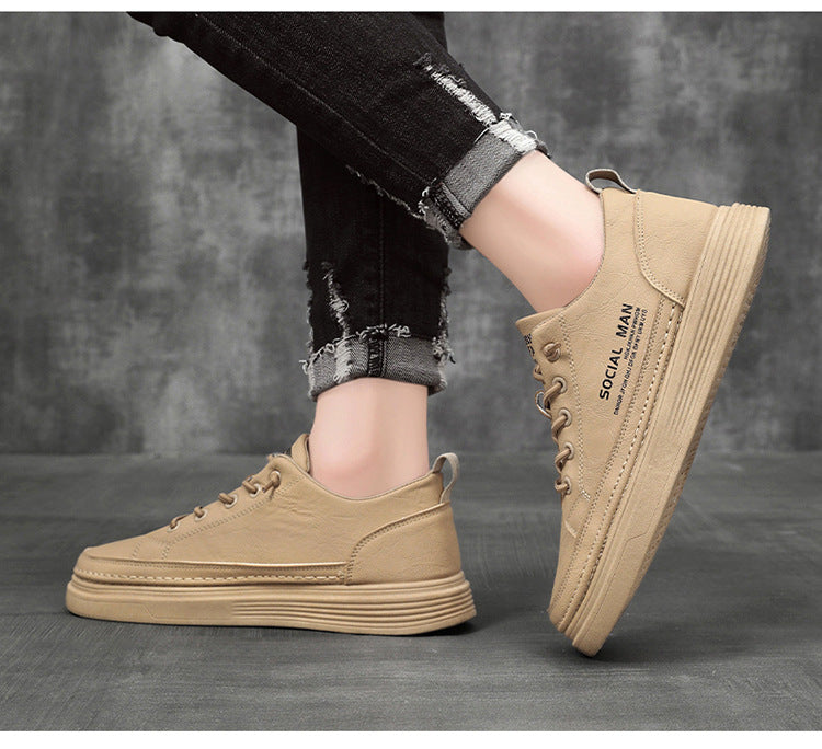✨【39-44】2025 Νέα δερμάτινα χαμηλά casual sneakers