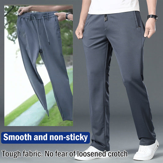 👖☀️【Letná akcia 2025】【L–8XL】🔥Pánske letné business casual nohavice – elastický pás, vhodné pre 45–135 kg