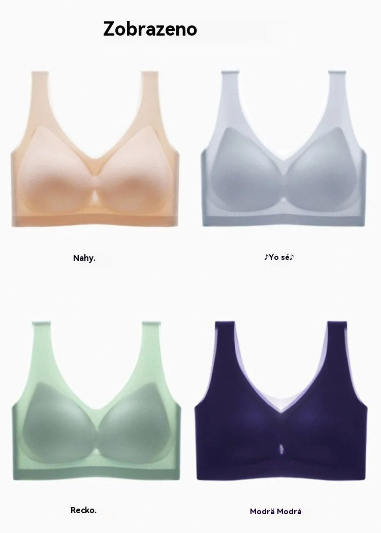 ❄️🧊【Oferta limitada】✨【Juego de 3 piezas】【40–120KG】Sujetador push-up de seda helada 2025 – sin costuras, ligero y transpirable ❄️💃【Comodidad diaria máxima】