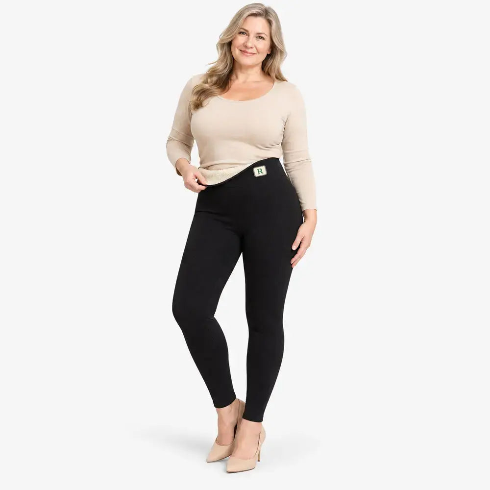 ✨【M-XXL】Ocieplane legginsy damskie na jesień i zimę – grube, ciepłe i z wysokim stanem