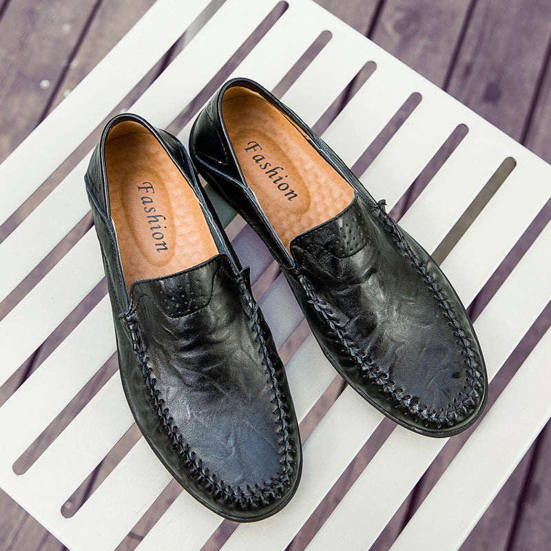 🔥👞【39-44】Nowoczesne buty casualowe ze skóry cielęcej dla mężczyzn ✅Płatność przy odbiorze