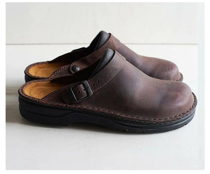 ✨【38-48】😎 Pánské ležérní pantofle s měkkou podrážkou Stylová a pohodlná letní obuv 👣