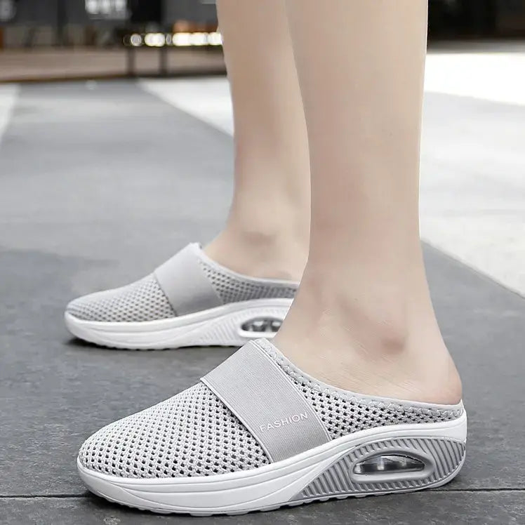 👡🛒【Nowy produkt w obniżonej cenie】【35-43】Buty z poduszką powietrzną z siateczki Hollow 2026 o wysokiej elastyczności bez męczącego chodzenia