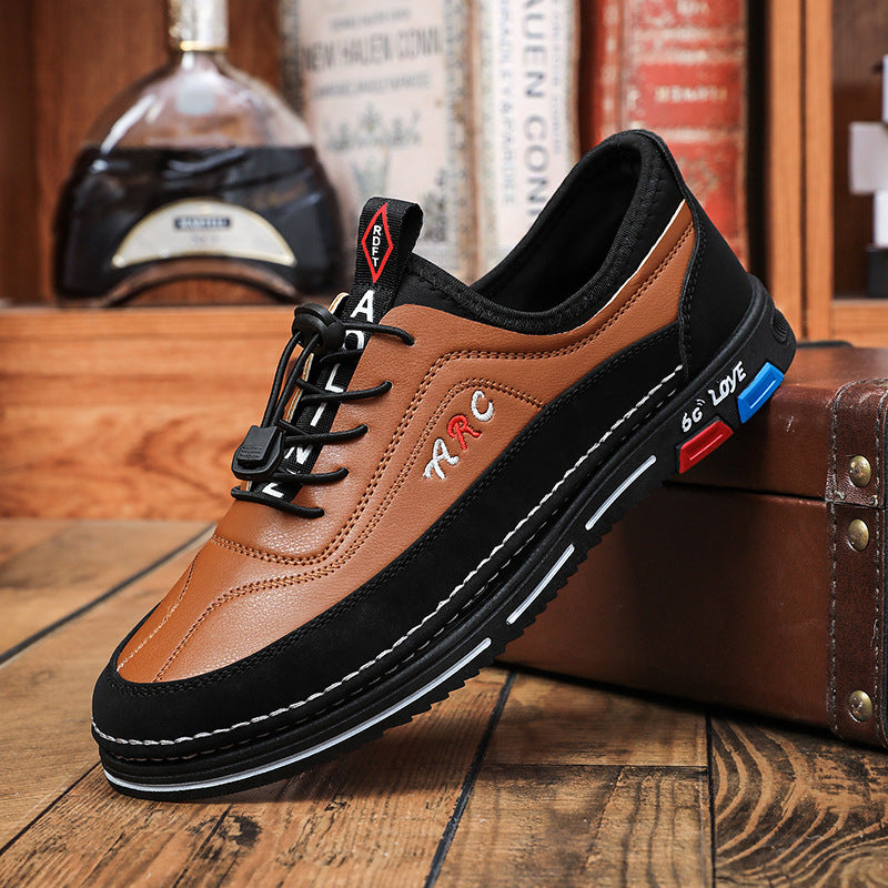 🔥🔥【39–48】【Nová kolekce – akční cena】Pánské business kožené boty z voděodolné kůže – Měkká podrážka, pohodlné pro celodenní nošení