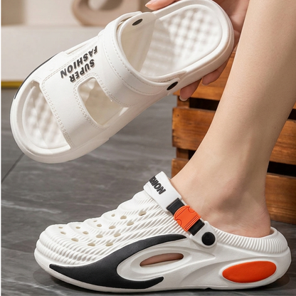 👟 50% zniżki 🌬️ Uniwersalne sandały męskie z grubą podeszwą EVA: antypoślizgowe, superlekkie i oddychające, idealne na plażę, do uprawiania sportu i na co dzień 🏃‍♂️