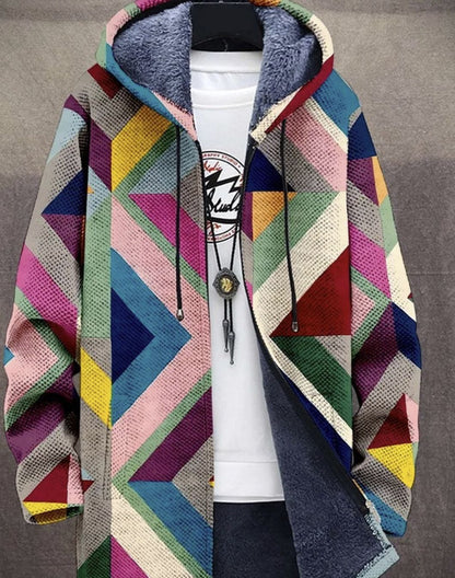 👔【S–4XL】 Pánsky ležérny teplý jesenný a zimný kabát z kvalitnej hrubej vlny a zamatovej podšívky, dostupný vo všetkých veľkostiach