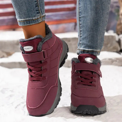 ✨【36-44】Zimowe śniegowce w dużych rozmiarach / ocieplane polarem, pogrubione buty typu Martens