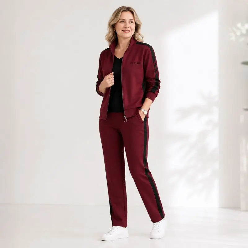 🔥【50% zniżki】🔥【M-5XL】【Kurtka + spodnie】😍 Nowy jesienny komplet sportowy casual, duże rozmiary