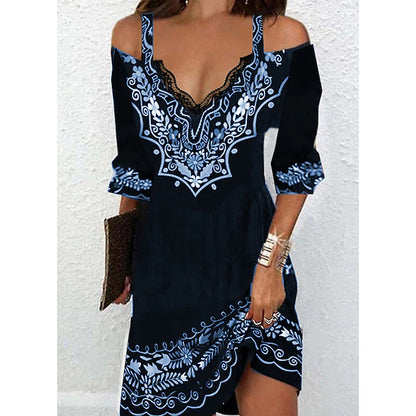 🌸👗【Zľava 50%】【S-5XL】Nové šaty 2025 – s ramienkami, hodvábne a pohodlné na jar a leto