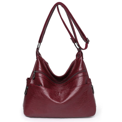 👜【Oferta ograniczona czasowo】Nowa modna torebka na ramię 2026 z miękkiej skóry, pojemna, odporna na zużycie, z prawdziwej skóry