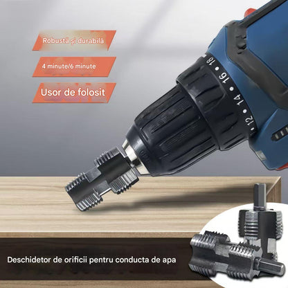 🛠️💧【Set unelte profesionale】Deschidere sârmă interioară/exterioară pentru țevi PPR/PVC – 4 & 6 puncte ✔️ Robust și practic pentru instalații【Reducere specială】