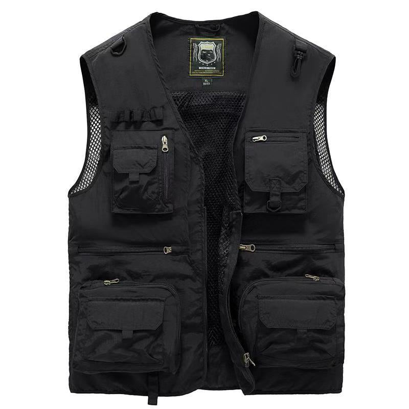 🌴🎣【S-5XL】2025 Nové tenké pracovní/rybářské vesty, prodyšné a odolné - unisex