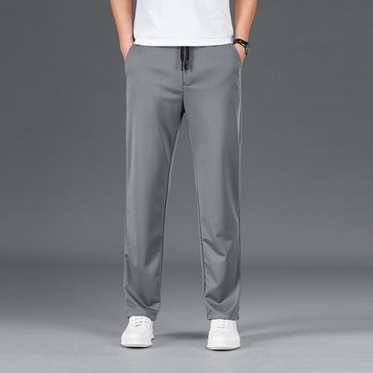 👖☀️【Letná akcia 2025】【L–8XL】🔥Pánske letné business casual nohavice – elastický pás, vhodné pre 45–135 kg