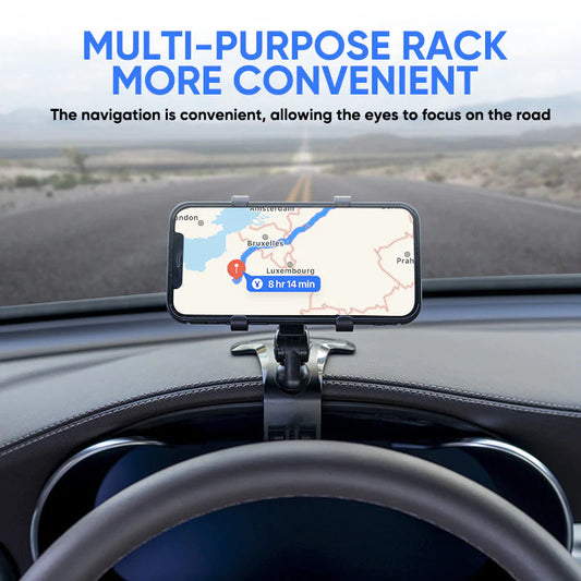 【¡Compra 1 y llévate 1 GRATIS】Soporte para móvil de coche 360° – 🚗 Conduce seguro y mantén tu teléfono al alcance