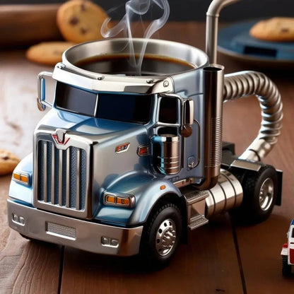 🚛☕【Wyprzedaż】Ręcznie robiony kubek do kawy w kształcie ciężarówki