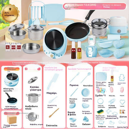 🎁🍳【50% ZĽAVA】Nová detská mini kuchynka – Otvorte svet kulinárskej fantázie