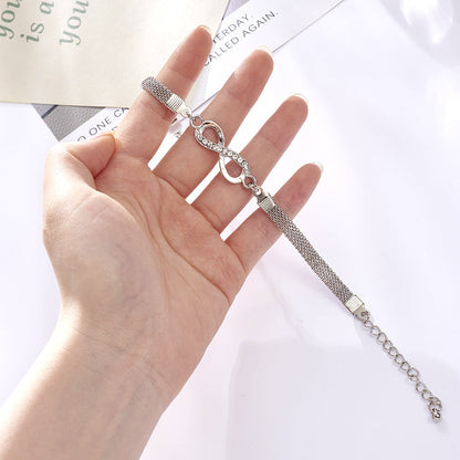 ✨🎁【Compra uno, llévate otro gratis】【2 pulseras】Pulsera de la suerte para mujer – Plata 925, elegante y de calidad
