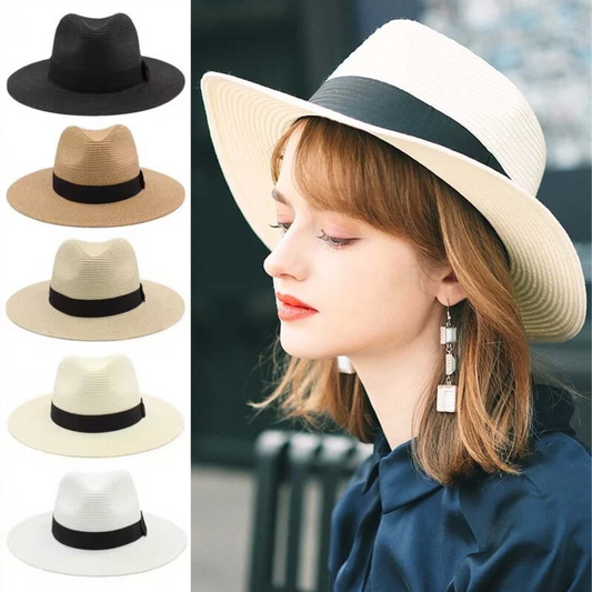 🔥1+1 REGALO – Solo ahora 【56-58 cm】Sombrero de paja hecho a mano 🇪🇨｜Transpirable y cómodo